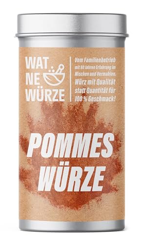 WAT NE WÜRZE Pommes frites Gewürz Salz, 280 g Profi Imbiss Freibad...